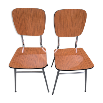 Paire de chaises formica supermatic