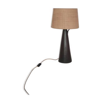Lampe en grès vintage