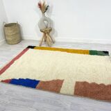 Handmade wool berber rug 250 x 150 cm