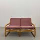 Vintage 1970s Scandinavian Bamboo Sofa