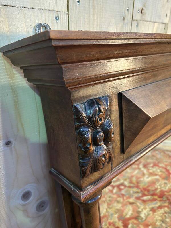 Miroir  Napoléon III en noyer