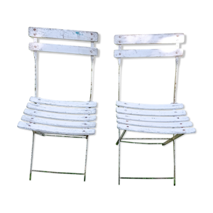 paire de chaises pliantes