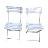Paire de chaises pliantes extérieur
