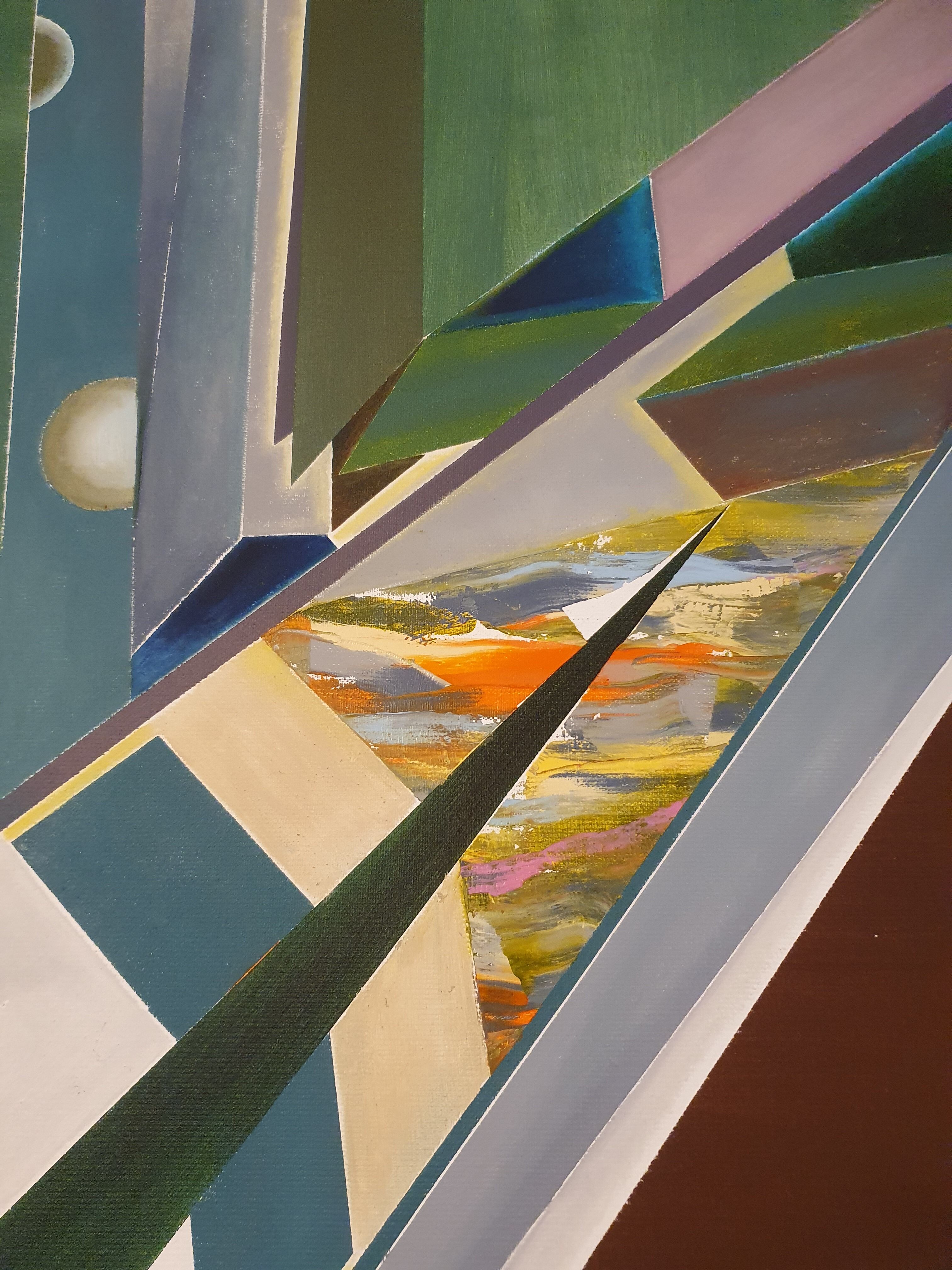 Abstrait peinture l'huile sur toile