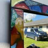 Italian ceramic mirror from the 60s