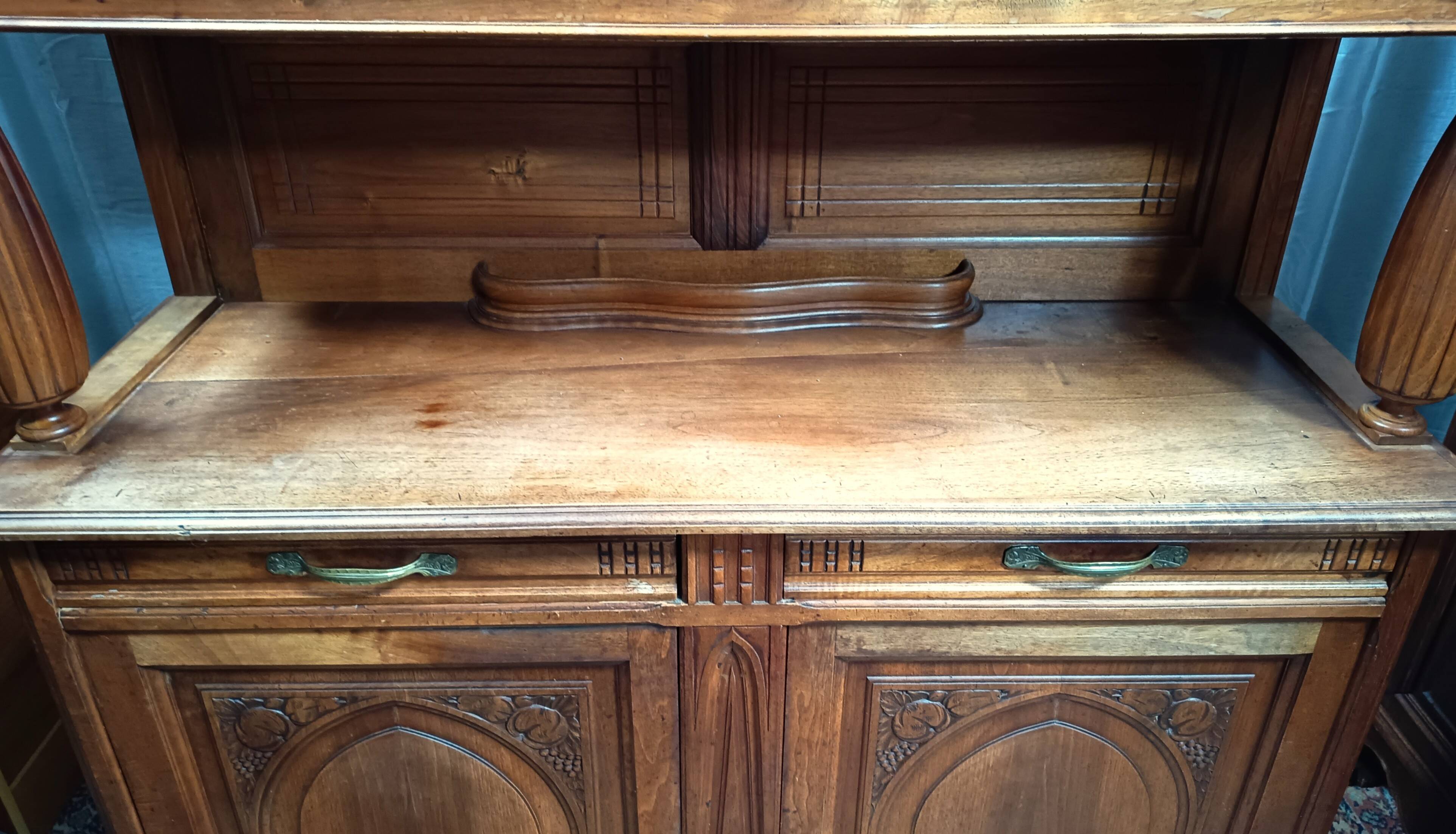Art Deco walnut sideboard