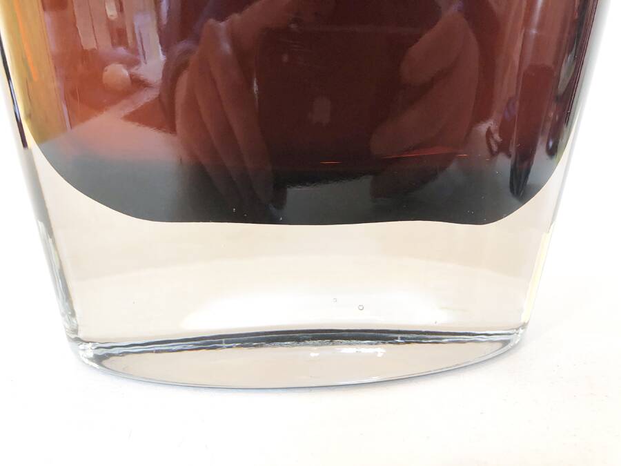 Murano crystal vase, mid-20th century