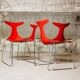 4 chaises “Delfy” par Gino Carollo, Italie 1995