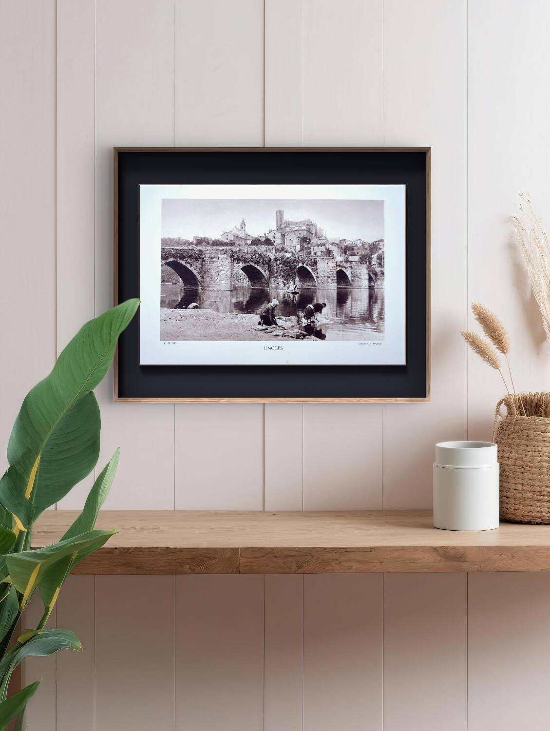 Limoges, Haute-Vienne, photo plate printed in 1942. By Auclair.