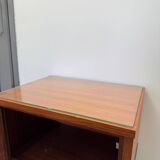 Vintage teak bedside table, circa 1970.