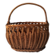 Antique woven wicker basket – Rustic folk art