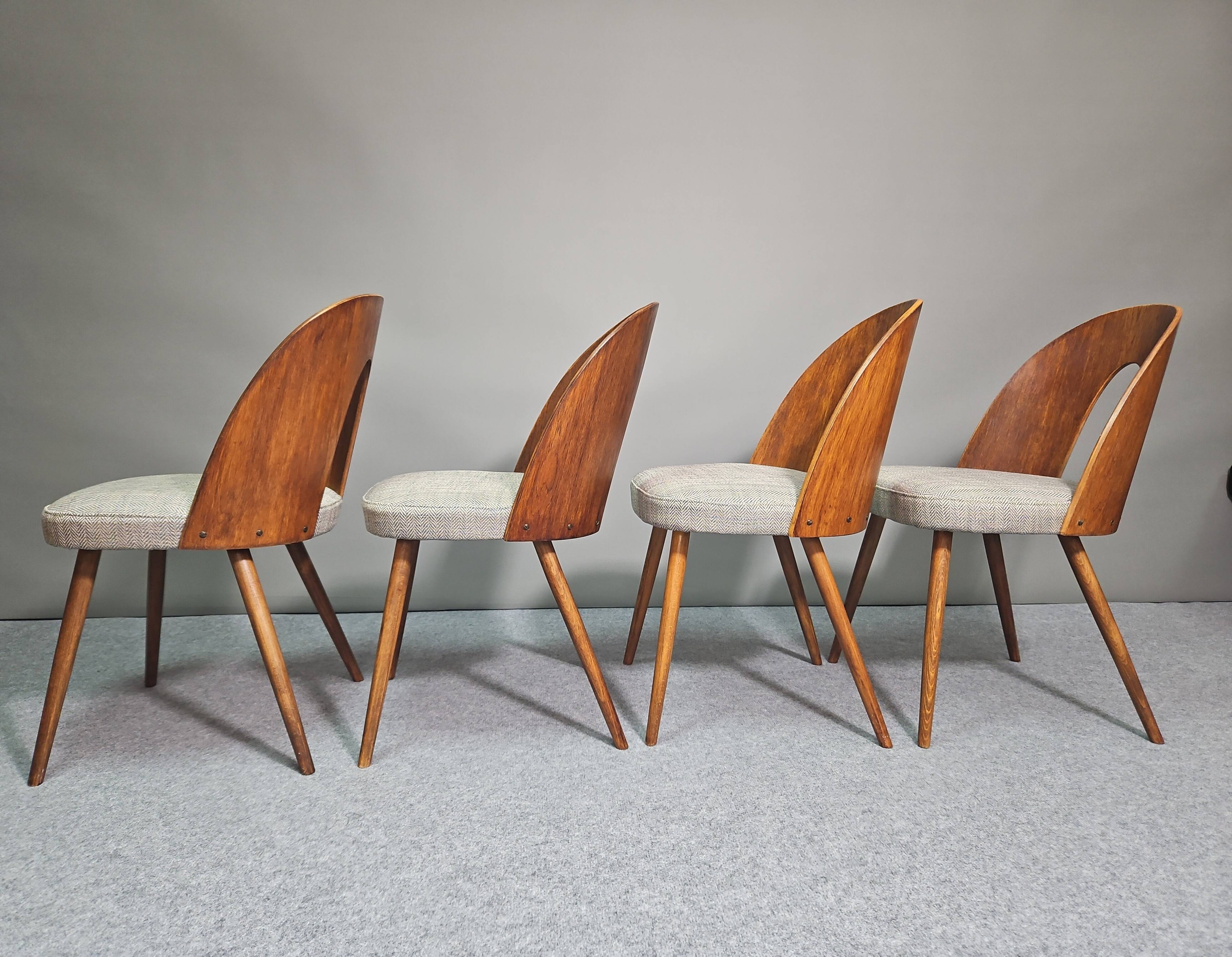 Chairs designed by Antonín Šuman for Tatra Nabytok, Czechoslovakia 1960s.
