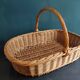 Panier plat vintage français