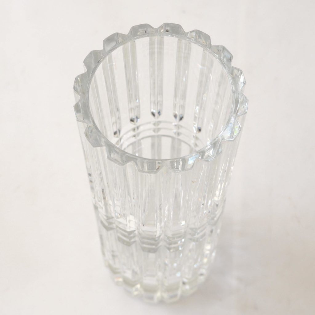 Vase cristal tube