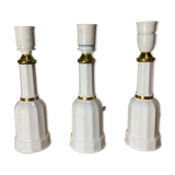 Lampes de table blanc/or | soholm danemark