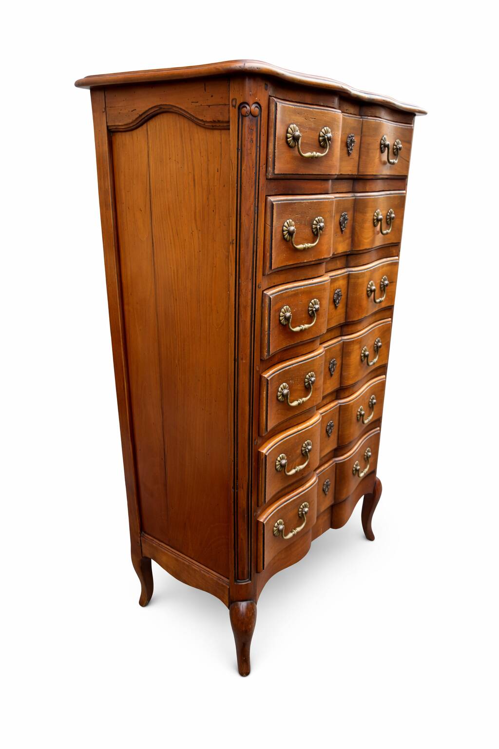 Louis XV Bow-Shape Chest of Drawers