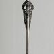 Cuillère en métal argenté décorative