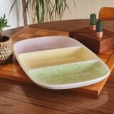 Large ceramic aperitif platter in vibrant colours Gien Vintage