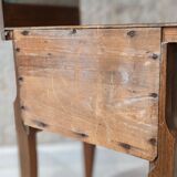 Walnut bedside table