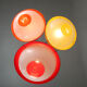 Set of 3 Space Age Pendant Lamps