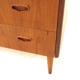 Commode scandinave en teck, Suède, 1950