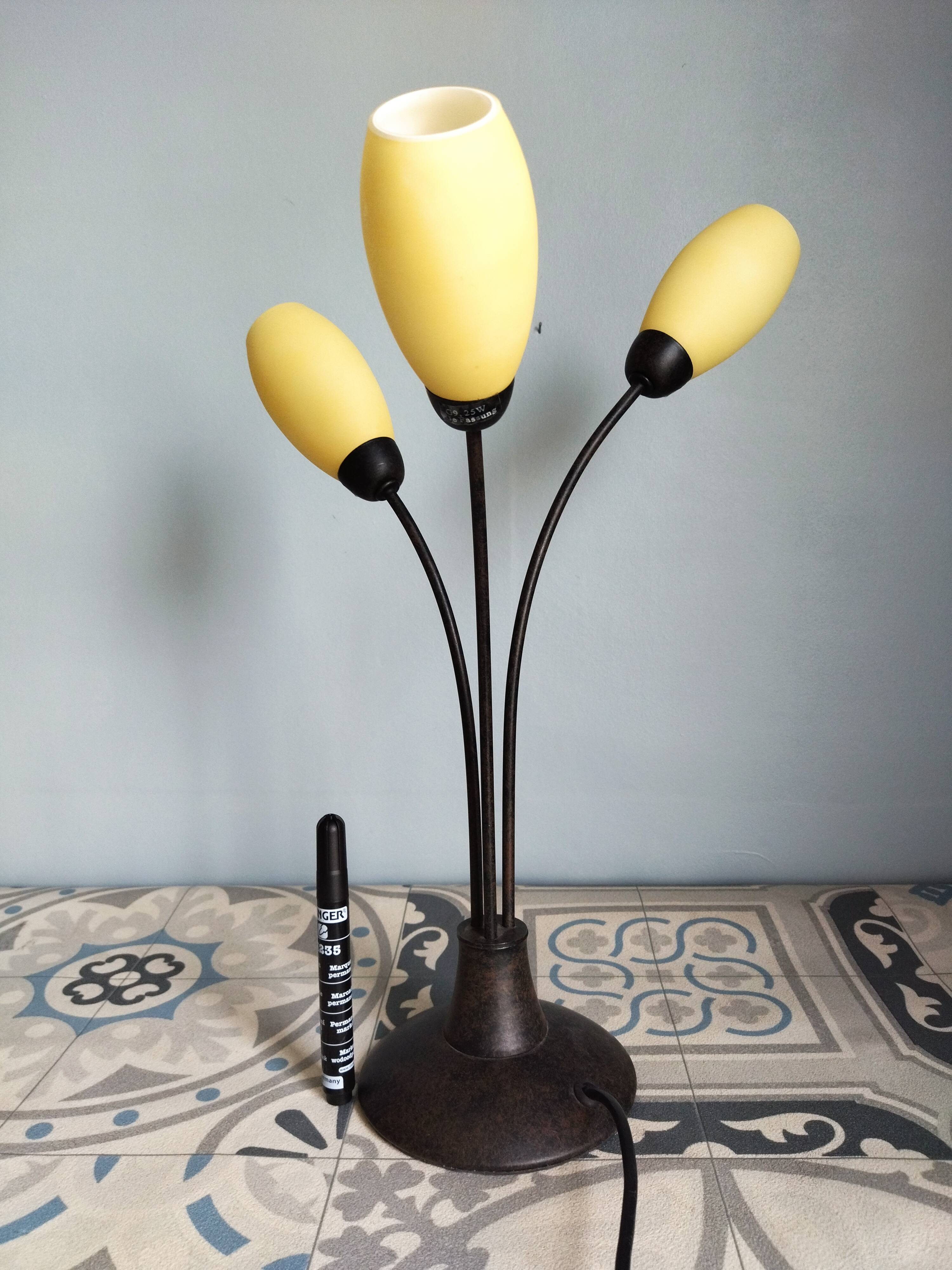 Table lamp I fassung Honsel Leuchten vintage