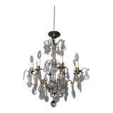 Lustre à pampilles style Louis XV
