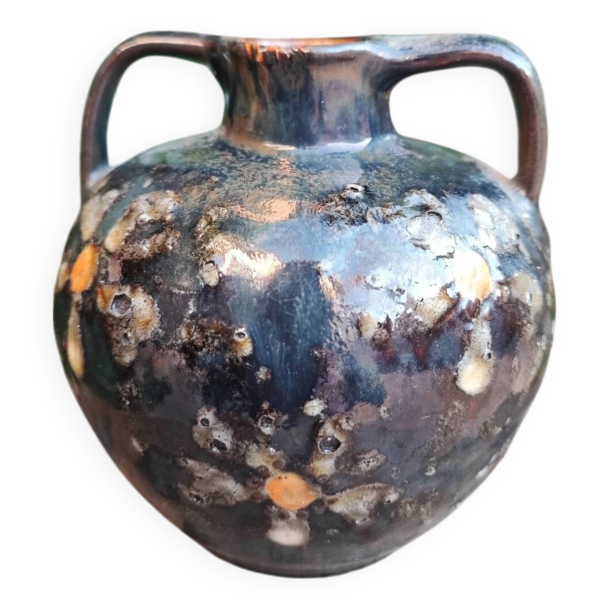 Old round vase Elchinger & Co.