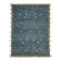 Tapis en laine bleu fait main, unique en son genre, 281 cm x 380 cm.
