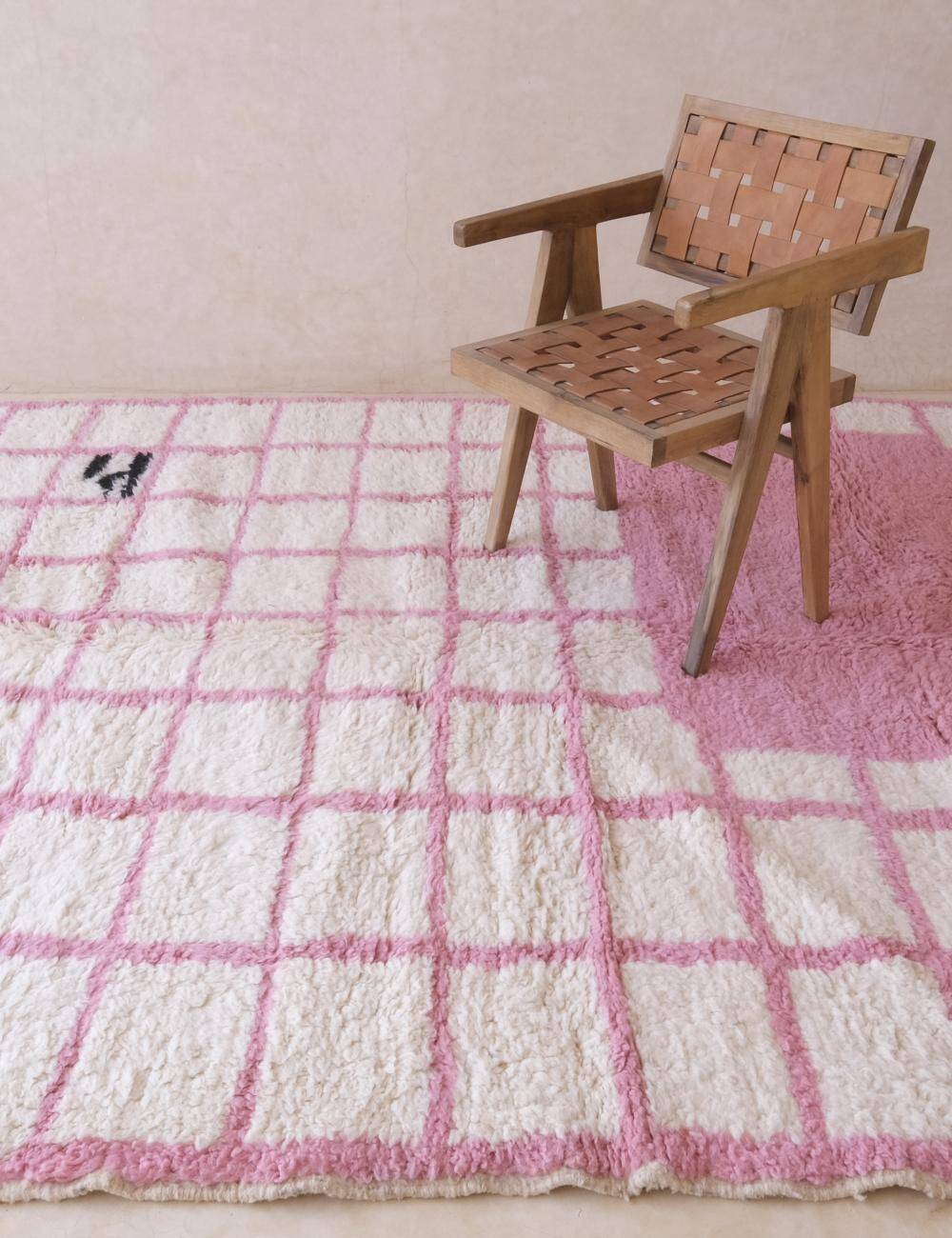 Berber Pink Rug - 285 x 222 cm