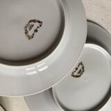 Six Limoges porcelain dessert plates
