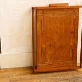 Art deco tray in solid teak