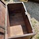 18th century carved oak wooden chest