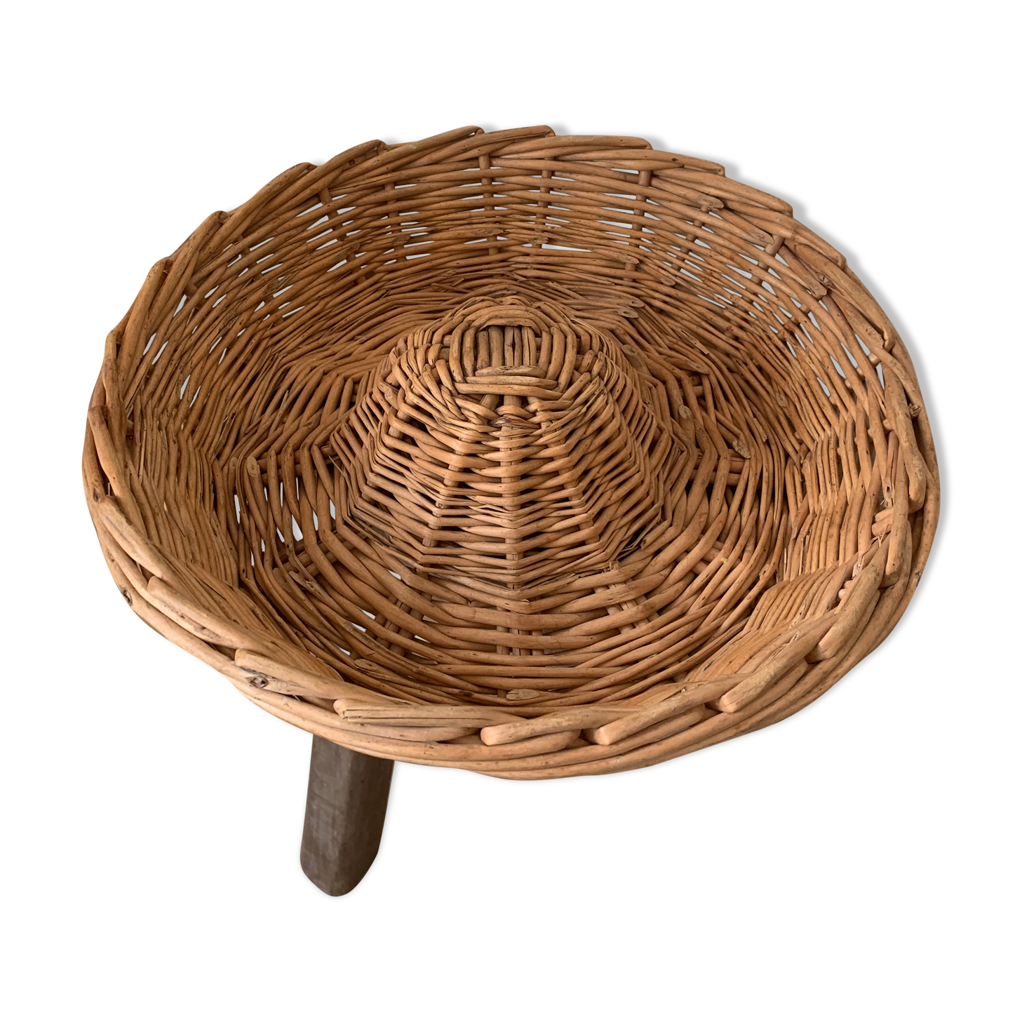 Vintage wicker basket