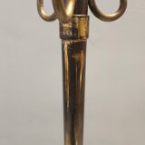 Brass Iron Hat and Coat Rack by Meazza in the Style of Piero Fornasetti, It
