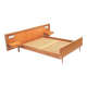 Vintage double bed with floating nightstands, made in the 1960s