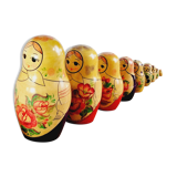 Russian doll or matrioshka 10 pieces