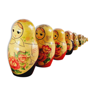 Russian doll or matrioshka 10 pieces