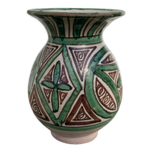 Vase Punter en céramique - blanche