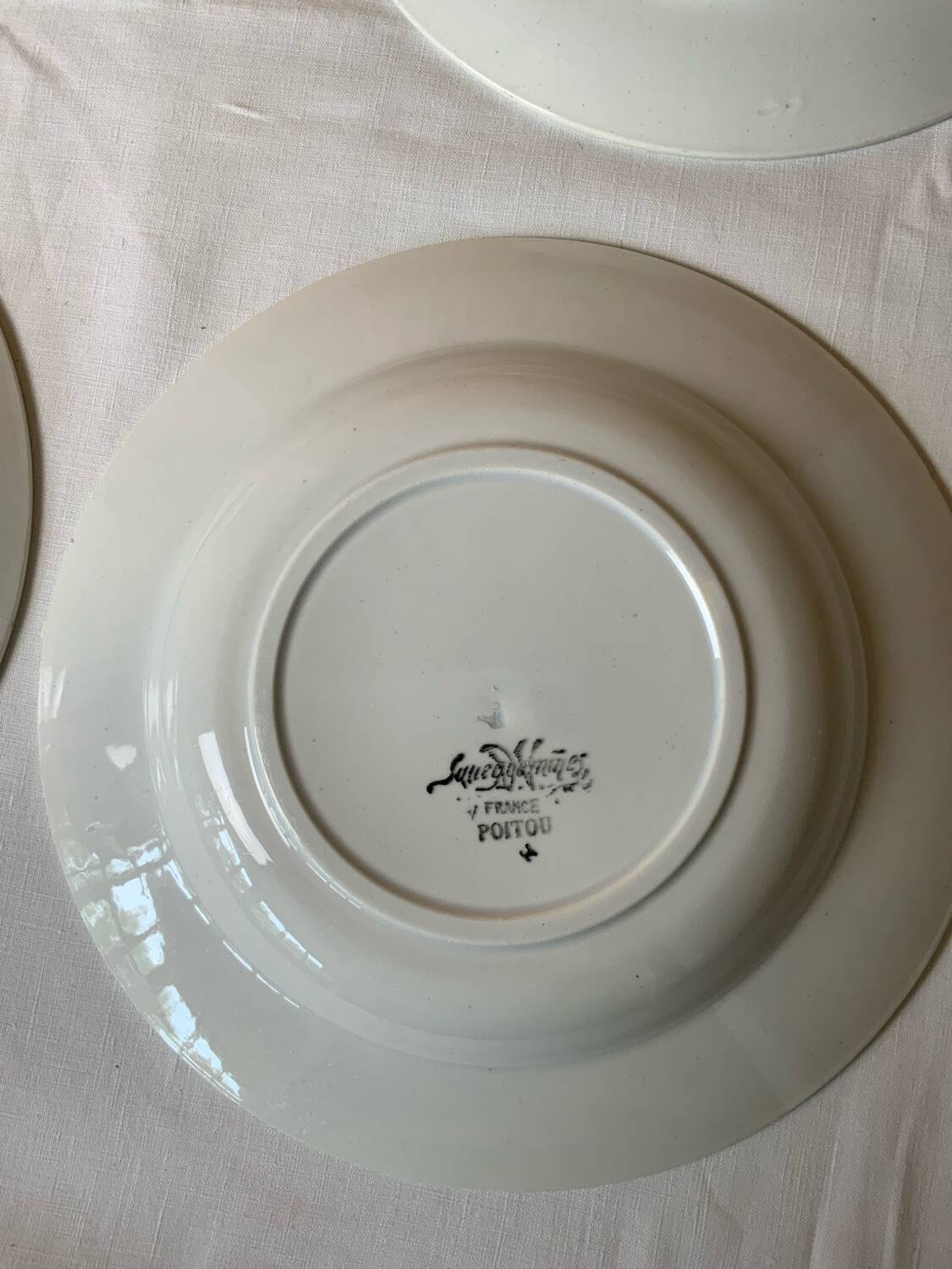 Old soup plates