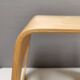 Beautiful design stool/side table made of curved plywood and designed by Lisa Norinder for Ikea.