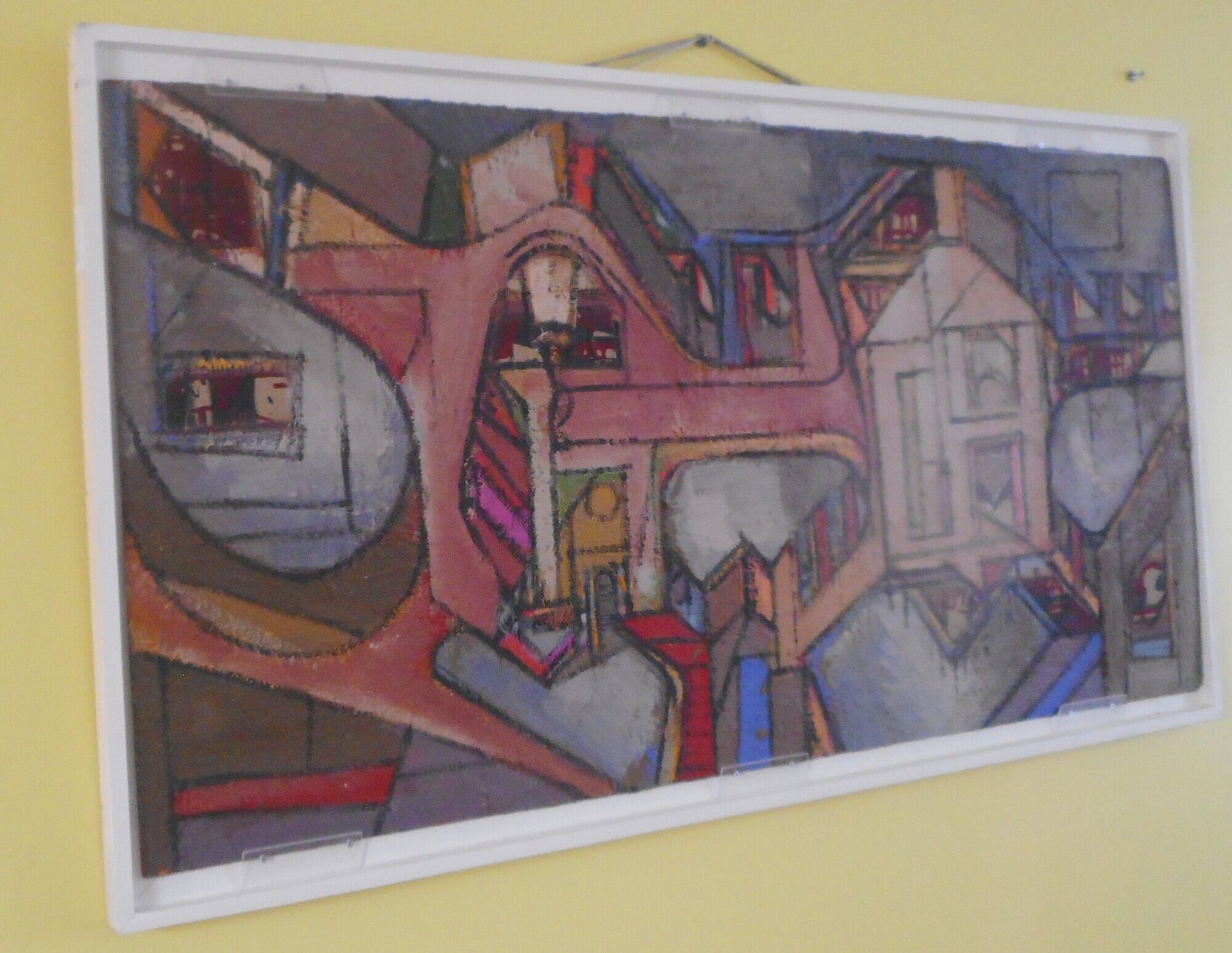 Tableau "composition abstraite" de jean besnard
