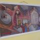 Tableau "composition abstraite" de jean besnard