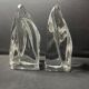 Pair of Daum France bookends