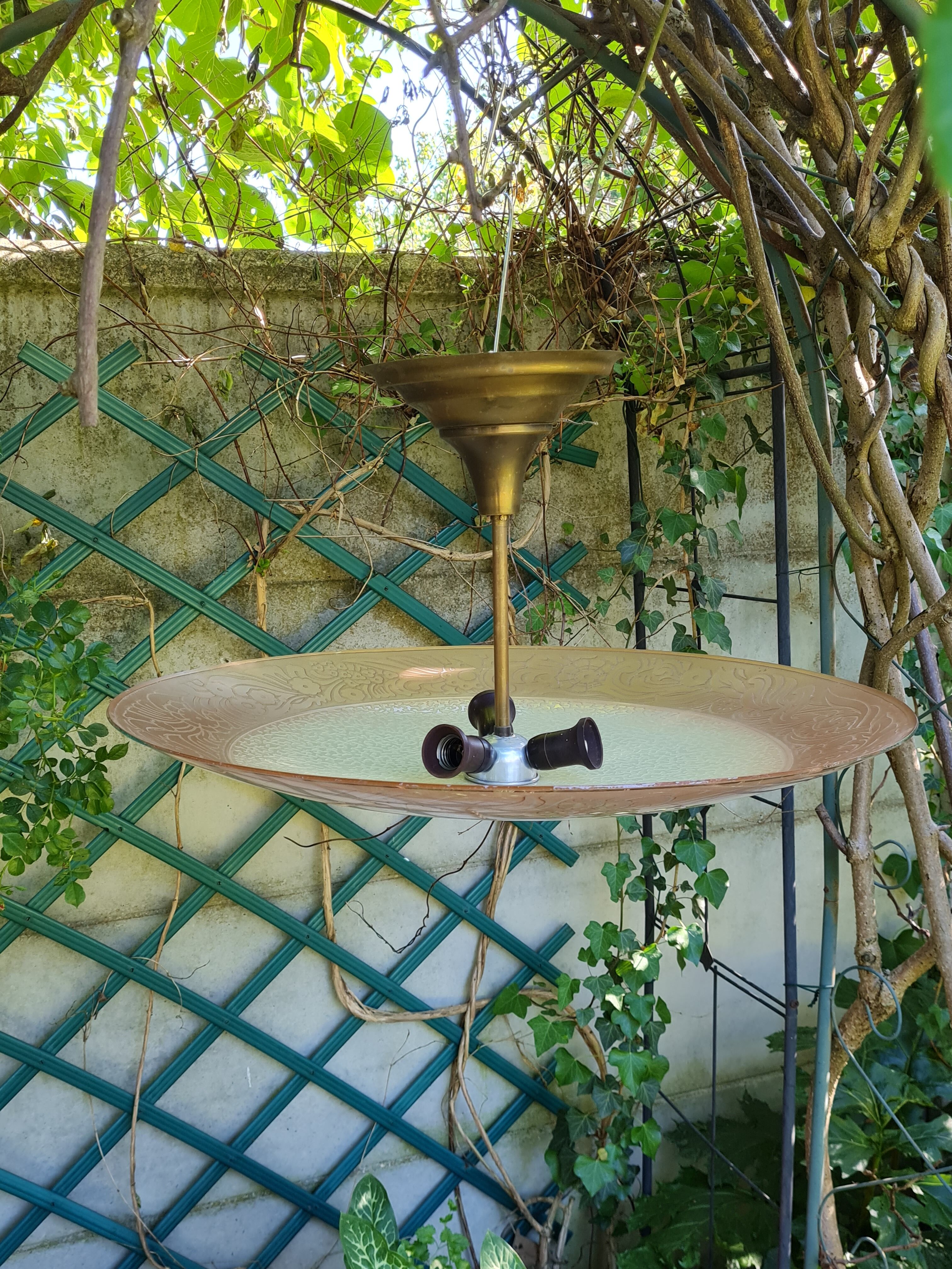 art deco pendant lamp or chandelier