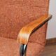 Bauhaus desk chair chrome granola 1970