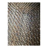 Wooden and wicker top