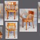 Fauteuil de bureau style bistro, années 40