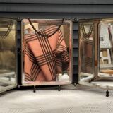 Large tryptic barber mirror