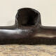 Old bronze pen holder, dog, vintage decoration, flea market XXth